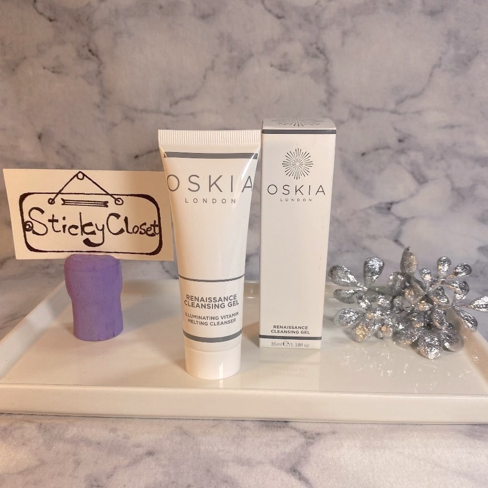 Oskia Renaissance Cleansing Gel, Repair, Sun Damage, NEW - Travel Size 25 ml